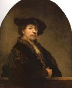 Rembrandt van rijn Self-Portrait oil painting on canvas